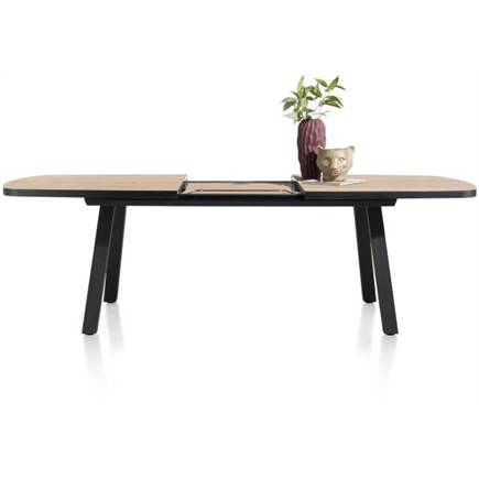 Henders en Hazel uitschuif bartafel ovaal 190 (+ 60) x 110 cm Kleur Naturel - 4 Poot