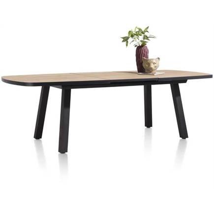 Henders en Hazel uitschuif bartafel ovaal 190 (+ 60) x 110 cm Kleur Naturel - 4 Poot