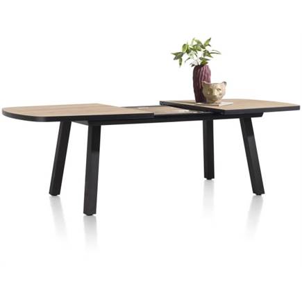 Henders en Hazel uitschuif bartafel ovaal 190 (+ 60) x 110 cm Kleur Naturel - 4 Poot