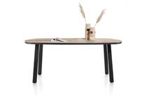Henders en Hazel AVALOX ronde tafel bartafel ovaal 240 x 110 cm Kleur Driftwood - 4 Poot