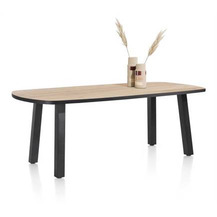 Henders en Hazel bartafel ovaal 240 x 110 cm Kleur Naturel - 4 Poot