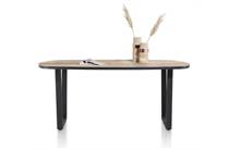 Henders en Hazel AVALOX ronde tafel bartafel ovaal 240 x 110 cm Kleur Driftwood - V Poot