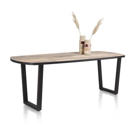 Henders en Hazel bartafel ovaal 210 x 110 cm Kleur Driftwood - V Poot