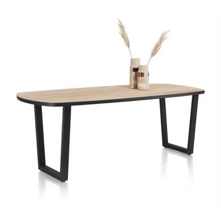 Henders en Hazel bartafel ovaal 210 x 110 cm Kleur Oak Natural Vintage - V Poot