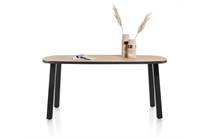 Henders en Hazel AVALOX ronde tafel bartafel ovaal 180 x 110 cm Kleur Naturel - 4 Poot