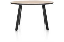 Henders en Hazel AVALOX ronde tafel bartafel rond 150 x 120 cm Kleur Naturel - 4 Poot
