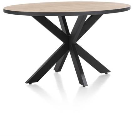 Henders en Hazel bartafel rond 150 x 120 cm Kleur Oak Natural Vintage - Centrale Poot