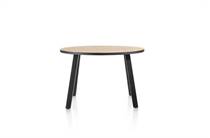 Henders en Hazel AVALOX ronde tafel bartafel rond 130 x 110 cm Kleur Naturel - 4 Poot