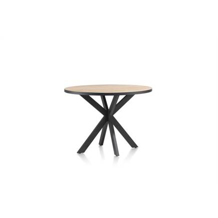 Henders en Hazel bartafel rond 130 x 110 cm Kleur Oak Natural Vintage - Centrale Poot