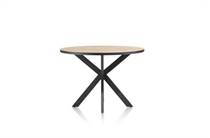 Henders en Hazel AVALOX ronde tafel bartafel rond 130 x 110 cm Kleur Oak Natural Vintage - Centrale Poot