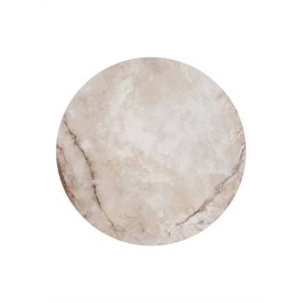 Henders en Hazel rond 45 cm - steelbrown + keramiek blad