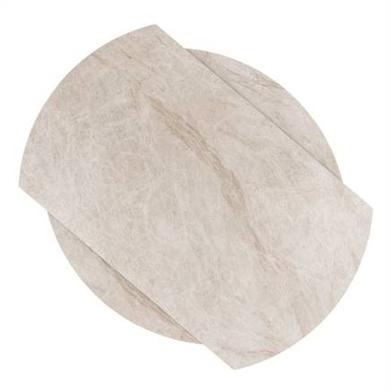 Henders en Hazel rond 90 (+ 2 x 30 cm) x 150 cm