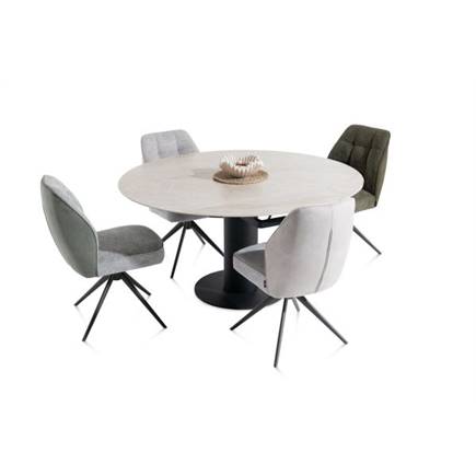 Henders en Hazel rond 90 (+ 2 x 30 cm) x 150 cm