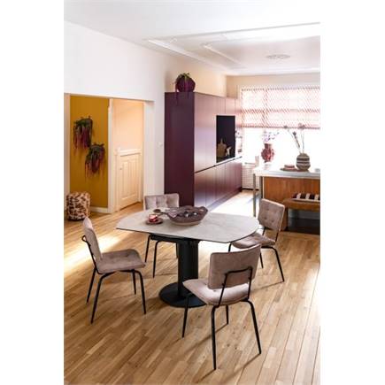 Henders en Hazel rond 90 (+ 2 x 30 cm) x 150 cm