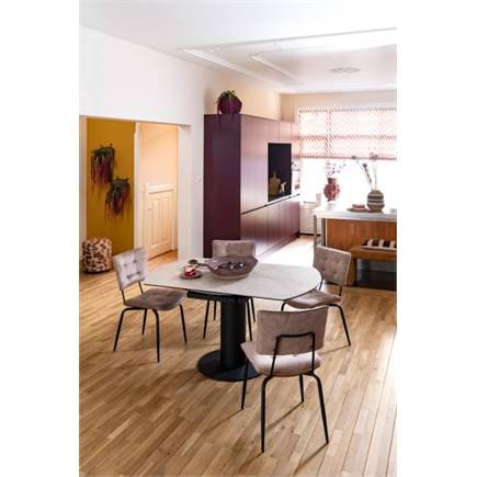 Henders en Hazel rond 90 (+ 2 x 30 cm) x 150 cm