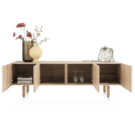 Henders en Hazel lowboard 200 cm - 4-deuren