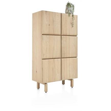 Henders en Hazel 100 cm - 6-deuren (+ 2-laden binnenin)