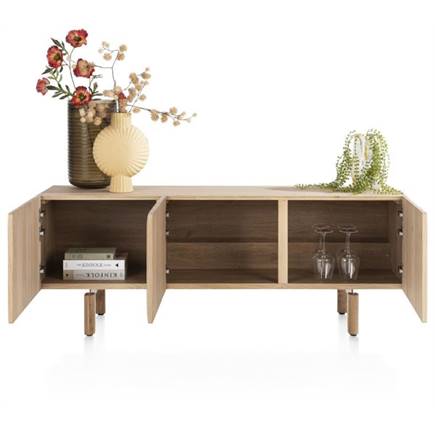 Henders en Hazel lowboard 160 cm - 3-deuren