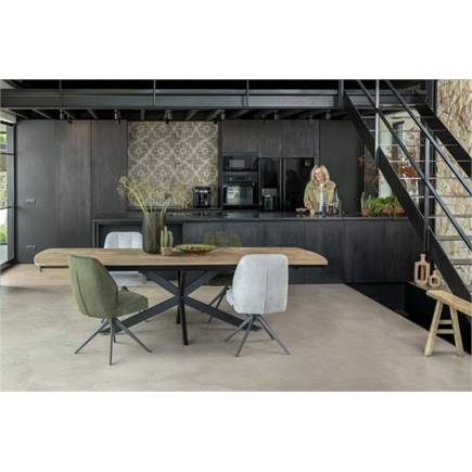 Henders en Hazel graphiet frame - draaibaar - pocket - combi Calabria / Vada Mosgroen