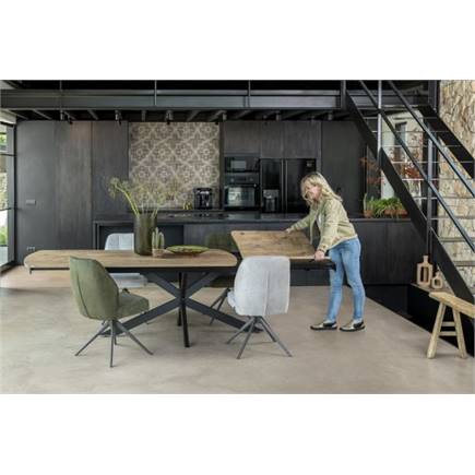 Henders en Hazel graphiet frame - draaibaar - pocket - combi Calabria / Vada Mosgroen