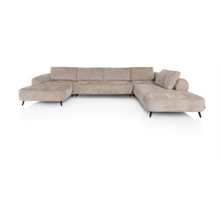 Henders en Hazel longchair links - 3-zits zonder armen - hoek - ottomane small rechts + flex