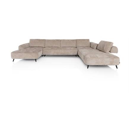 Henders en Hazel longchair links - 3-zits zonder armen - hoek - ottomane small rechts + flex
