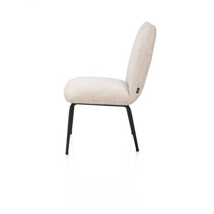 Henders en Hazel stof Luton + nosag - frame rough off black Creme