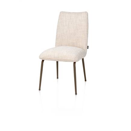 Henders en Hazel stof Luton + nosag - frame steelbrown Creme