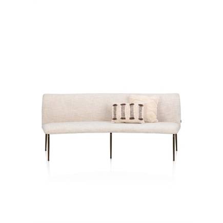 Henders en Hazel je 210 cm - stof Luton - frame steelbrown