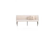 Henders en Hazel je 210 cm - stof Luton - frame steelbrown eetbank