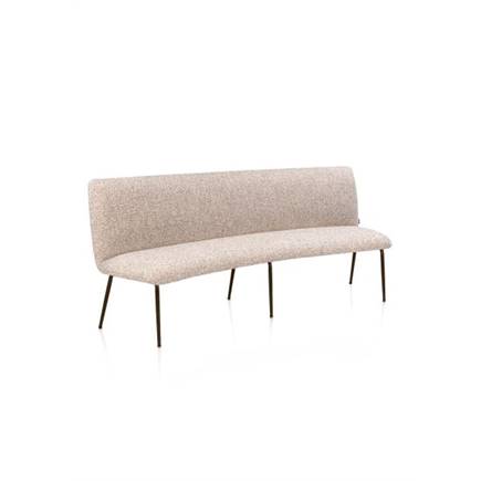 Henders en Hazel je 210 cm - stof Luton - frame steelbrown Koper