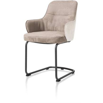 Henders en Hazel swing frame rond + greep - stof combi fantasy / kibo