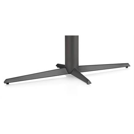 Henders en Hazel Eetkamertafel ovaal 210 x 100 cm. - hpl primo laminato blad - centrale teenpoot graphiet Middenbruin