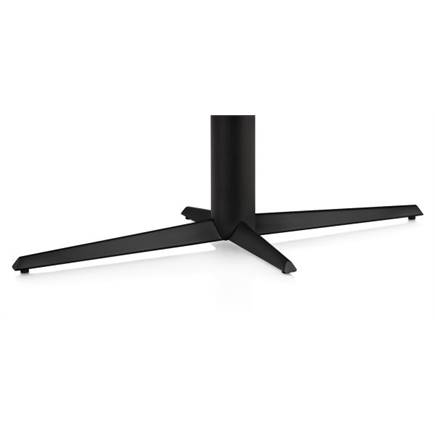 Henders en Hazel Eetkamertafel ovaal 240 x 105 cm. - eiken blad - centrale teenpoot rough off black Natural