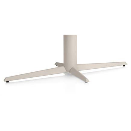 Henders en Hazel Eetkamertafel ovaal 240 x 105 cm. - hpl primo laminato blad - centrale teenpoot crème Travertin