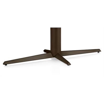 Henders en Hazel Eetkamertafel ovaal 270 x 110 cm. - hpl primo laminato blad - centrale teenpoot steelbrown Middenbruin