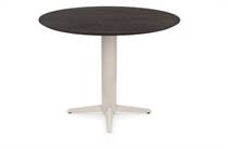Henders en Hazel CALETTA ronde tafel Bartafel rond 120 cm. - eiken blad - centrale teenpoot crème Basalt