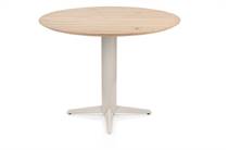Henders en Hazel CALETTA ronde tafel Bartafel rond 120 cm. - eiken blad - centrale teenpoot crème Natural