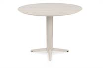 Henders en Hazel CALETTA ronde tafel Bartafel rond 120 cm. - hpl primo laminato blad - centrale teenpoot crème Travertin