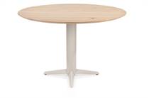Henders en Hazel CALETTA ronde tafel Bartafel rond 150 cm. - eiken blad - centrale teenpoot crème Natural