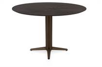 Henders en Hazel CALETTA ronde tafel Bartafel rond 150 cm. - eiken blad - centrale teenpoot steelbrown Basalt