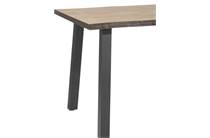 Henders en Hazel 160 (+ 50) x 100 cm Metalen Poot Zonder Houtinleg uitschuiftafel