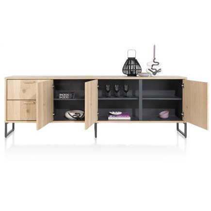 Henders en Hazel 240 cm - 3-deuren + 2-laden