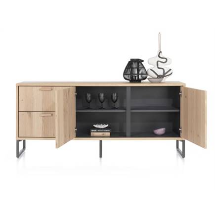 Henders en Hazel 181 cm - 2-deuren + 2-laden