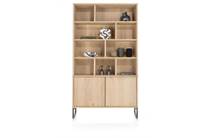 Henders en Hazel CASTELLO bergkast buffet 123 cm - 2-deuren + 9-niches (+ LED)