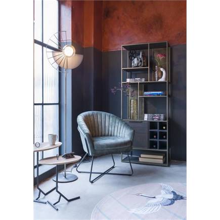 Henders en Hazel 140 x 100 cm Railway Brown
