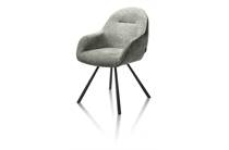 Henders en Hazel CLINT eetkamer fauteuil vast - 4 poots - stof Wave Olijf