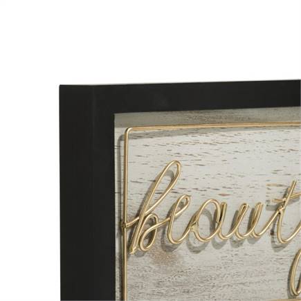 Henders en Hazel Beautiful wandobject 40x20cm