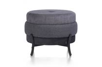Henders en Hazel Timeless - Macaron poef H43cm Antraciet 