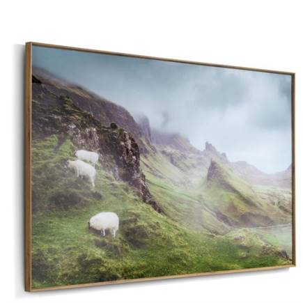 Henders en Hazel Highlands print 100x70cm